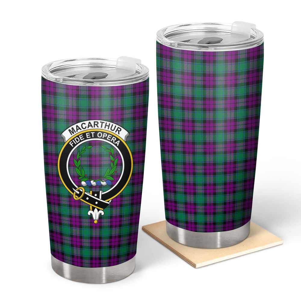 Clan MacArthur � Milton Tartan Crest Tumbler UY47 Clan MacArthur Tartan Today   