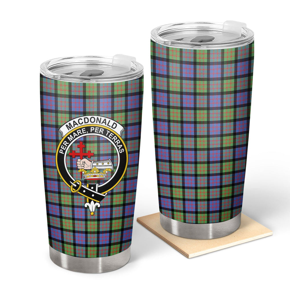 Clan MacDonald Ancient Tartan Crest Tumbler RB93 Clan MacDonald Tartan Today   
