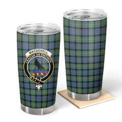 Clan MacDonnell of Glengarry Ancient Tartan Crest Tumbler HM17 Clan Glen Tartan Today   