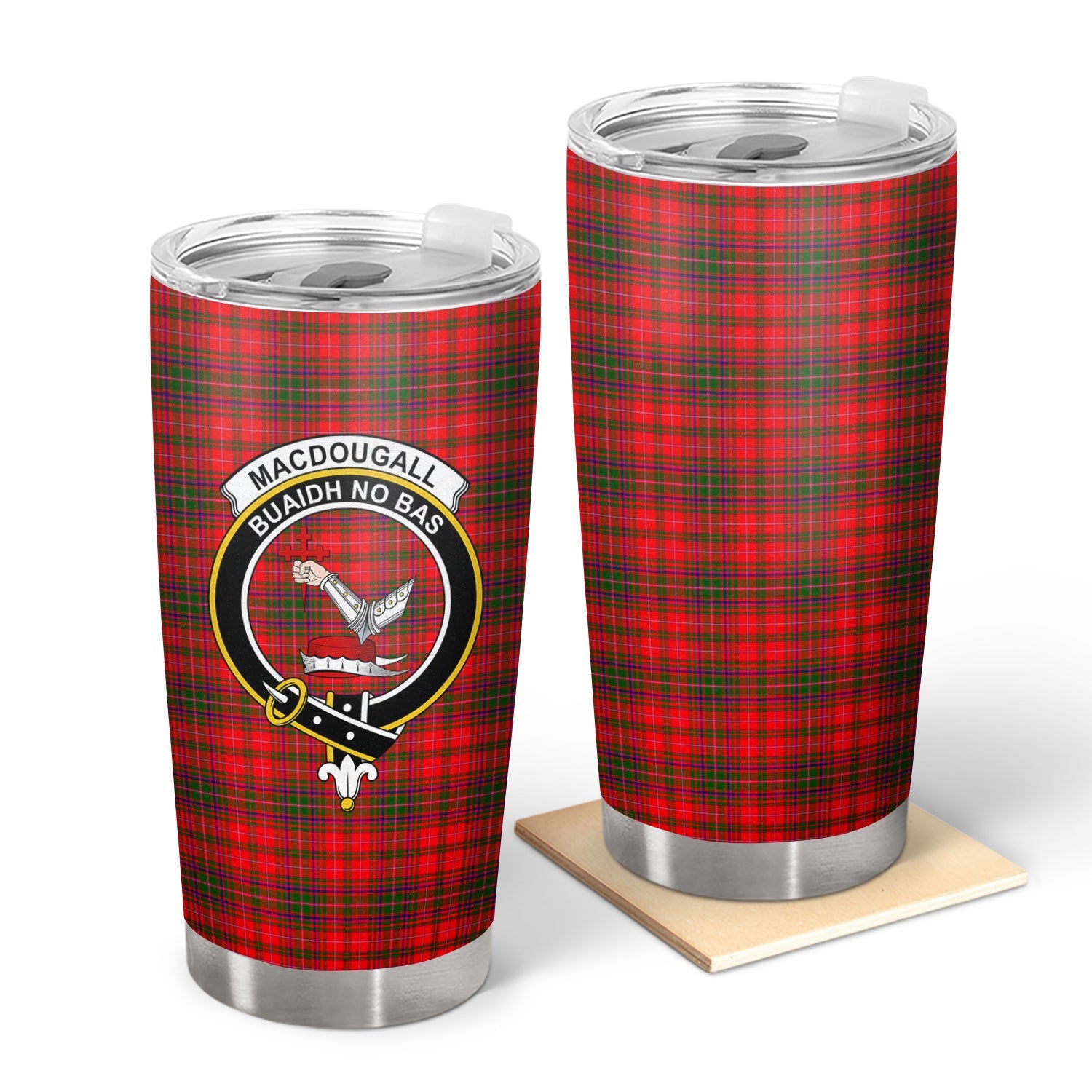Clan MacDougall Modern Tartan Crest Tumbler VW64 Clan MacDougall Tartan Today   
