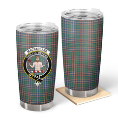 Clan MacFarlane Hunting Ancient Tartan Crest Tumbler AP79 Clan MacFarlane Tartan Today   