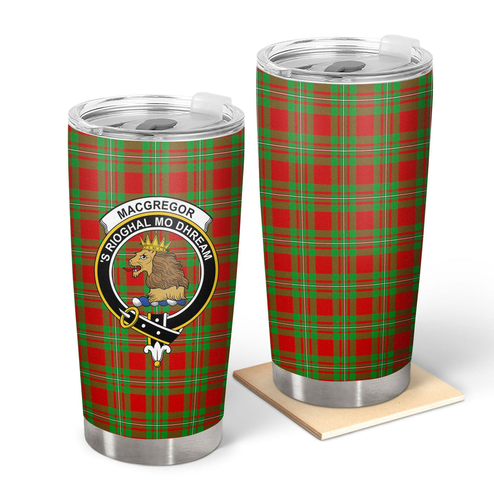 Clan MacGregor Modern Tartan Crest Tumbler UN66 Clan MacGregor Tartan Today   