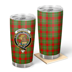 Clan MacGregor Modern Tartan Crest Tumbler UN66 Clan MacGregor Tartan Today   