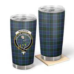 Clan MacInnes Modern Tartan Crest Tumbler NH69 Clan MacInnes Tartan Today   