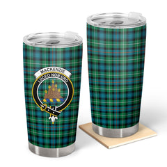 Clan MacKenzie Ancient Tartan Crest Tumbler JJ63 Clan MacKenzie Clan MacKenzie   