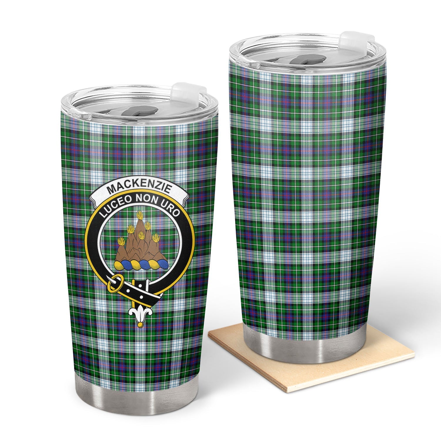 Clan MacKenzie Dress Modern Tartan Crest Tumbler OZ27 Clan MacKenzie Clan MacKenzie   