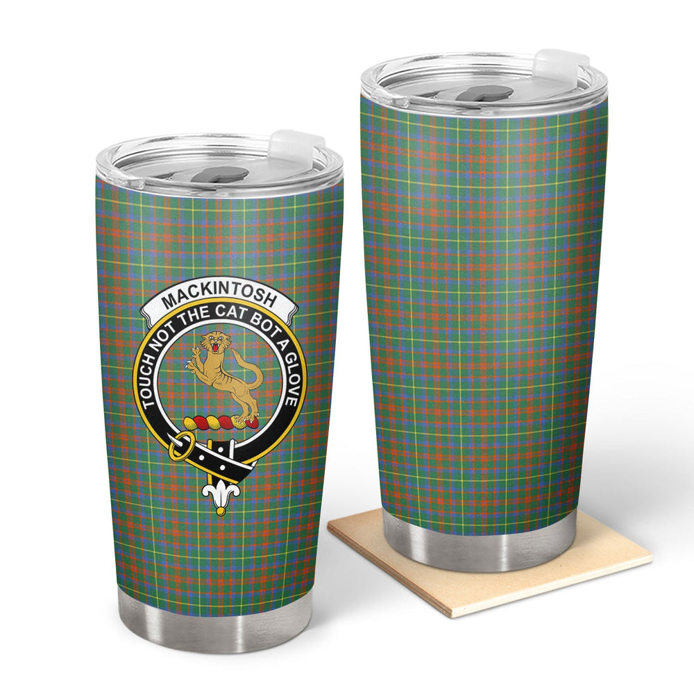 Clan MacKintosh Hunting Ancient Tartan Crest Tumbler YB54 Clan MacKintosh / MacIntosh Tartan Today   