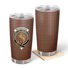 Clan MacKintosh Hunting Weathered Tartan Crest Tumbler DZ83 Clan MacKintosh / MacIntosh Tartan Today   