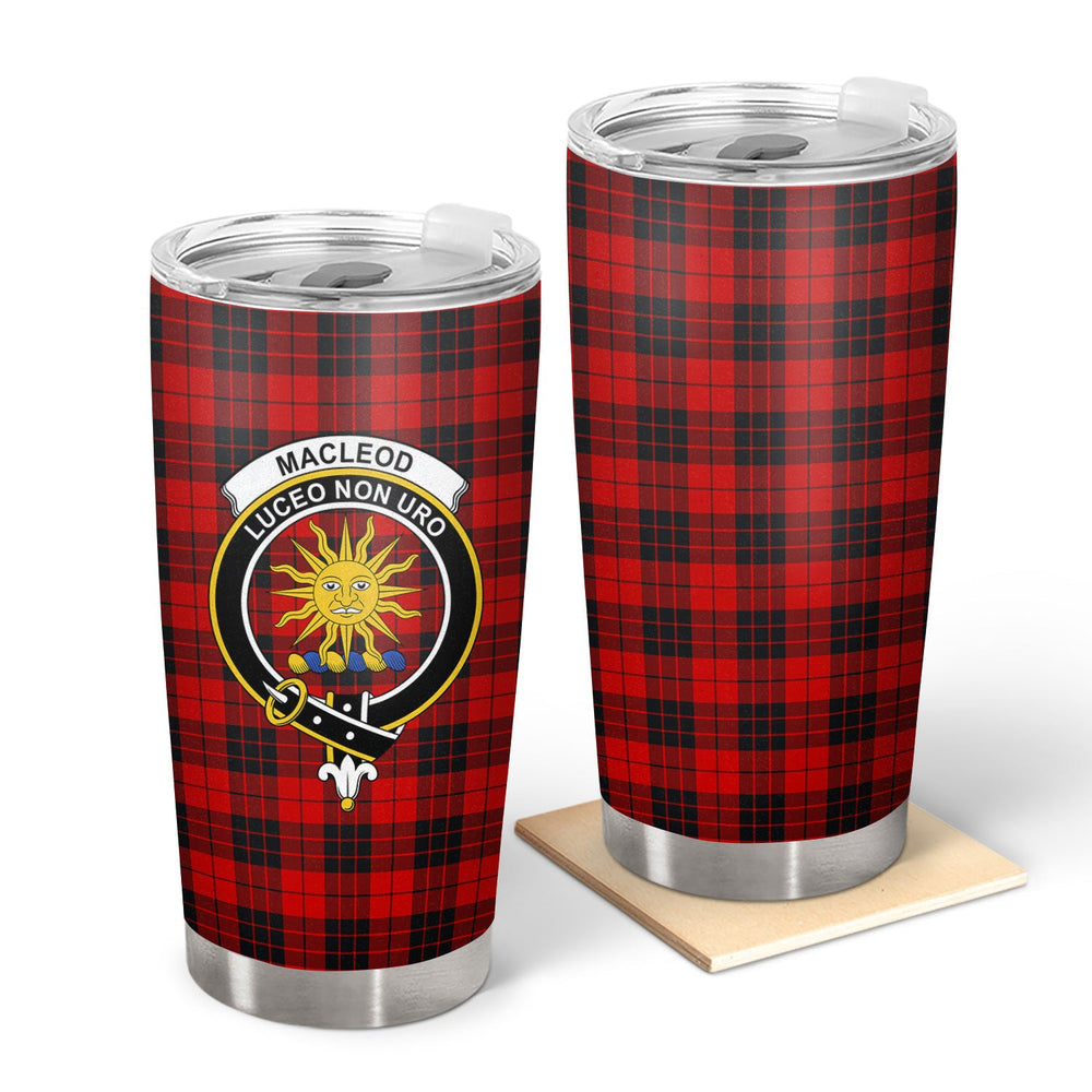 Clan MacLeod of Raasay Tartan Crest Tumbler YH42 Clan Hall Tartan Today   