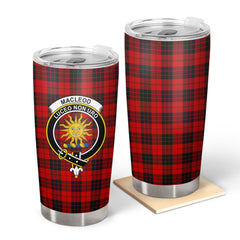 Clan MacLeod of Raasay Tartan Crest Tumbler YH42 Clan Hall Tartan Today   