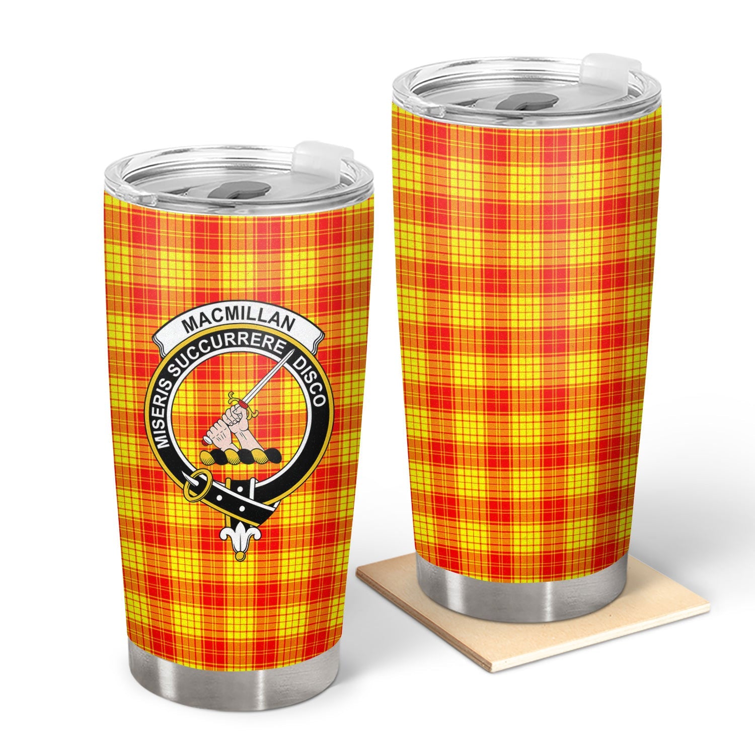 Clan MacMillan Tartan Crest Tumbler WT67 Clan MacMillan Tartan Today   