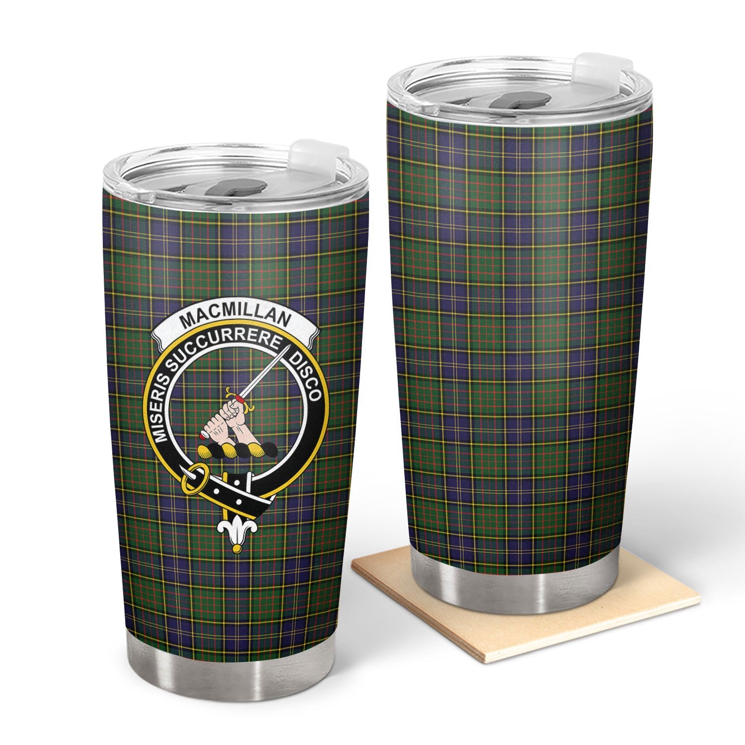 Clan MacMillan Hunting Modern Tartan Crest Tumbler DL29 Clan MacMillan Tartan Today   