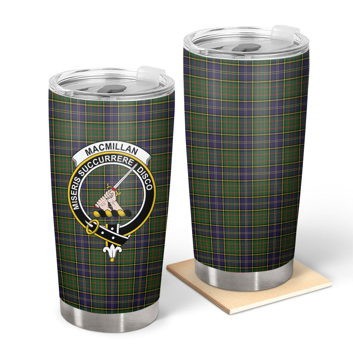 Clan MacMillan Hunting Modern Tartan Crest Tumbler DL29 Clan MacMillan Tartan Today   