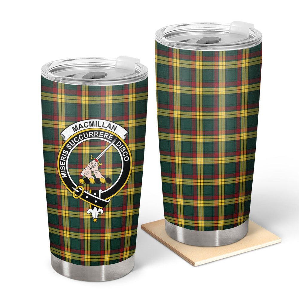 Clan MacMillan Old Modern Tartan Crest Tumbler GX89 Clan MacMillan Tartan Today   