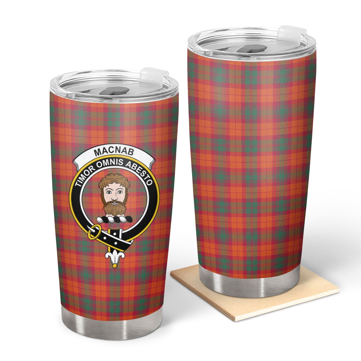 Clan MacNab Ancient Tartan Crest Tumbler XM59 Clan MacNab Tartan Today   