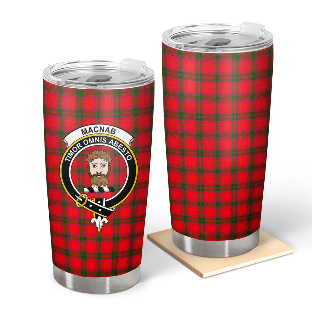 Clan MacNab Modern Tartan Crest Tumbler CP42 Clan MacNab Tartan Today   