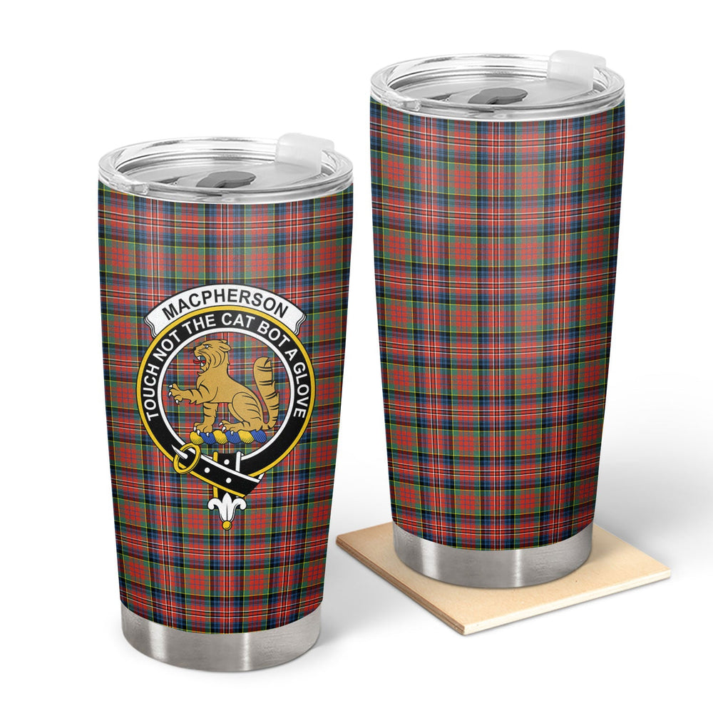 Clan MacPherson Ancient Tartan Crest Tumbler CD86 Clan MacPherson Tartan Today   
