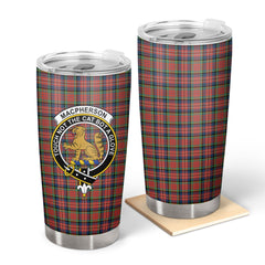 Clan MacPherson Ancient Tartan Crest Tumbler CD86 Clan MacPherson Tartan Today   