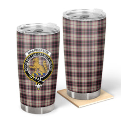 Clan MacPherson Hunting Ancient Tartan Crest Tumbler TR27 Clan MacPherson Tartan Today   