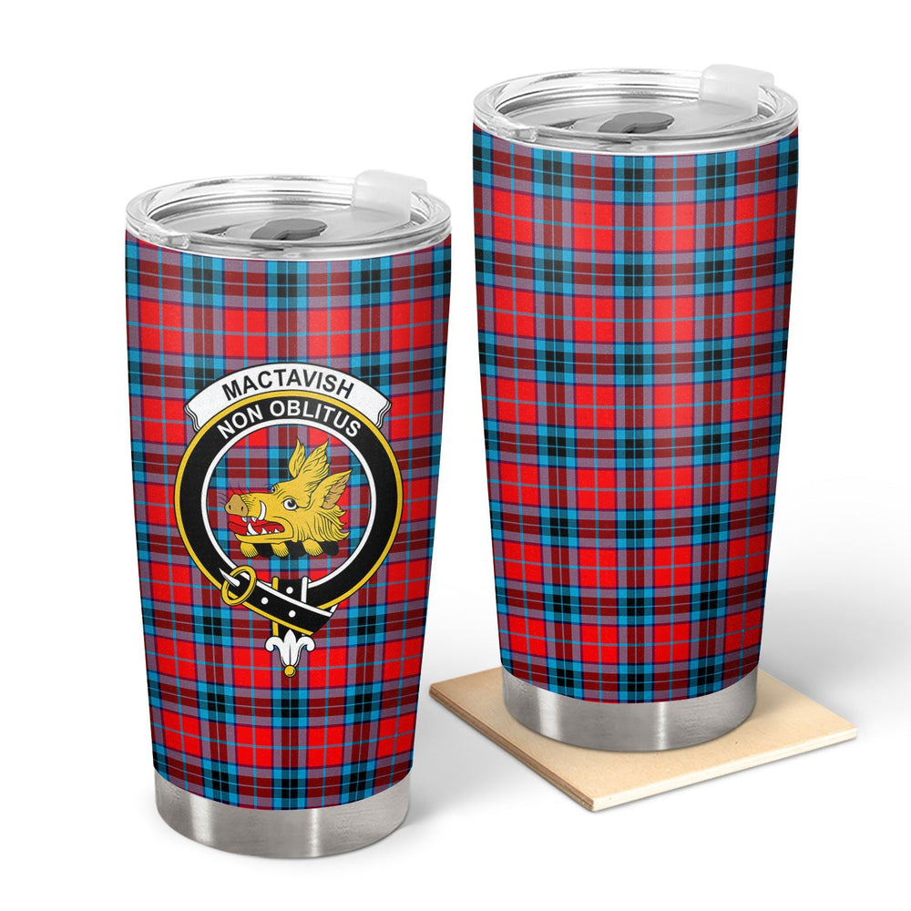 Clan MacTavish Modern Tartan Crest Tumbler AQ41 Clan MacTavish Tartan Today   