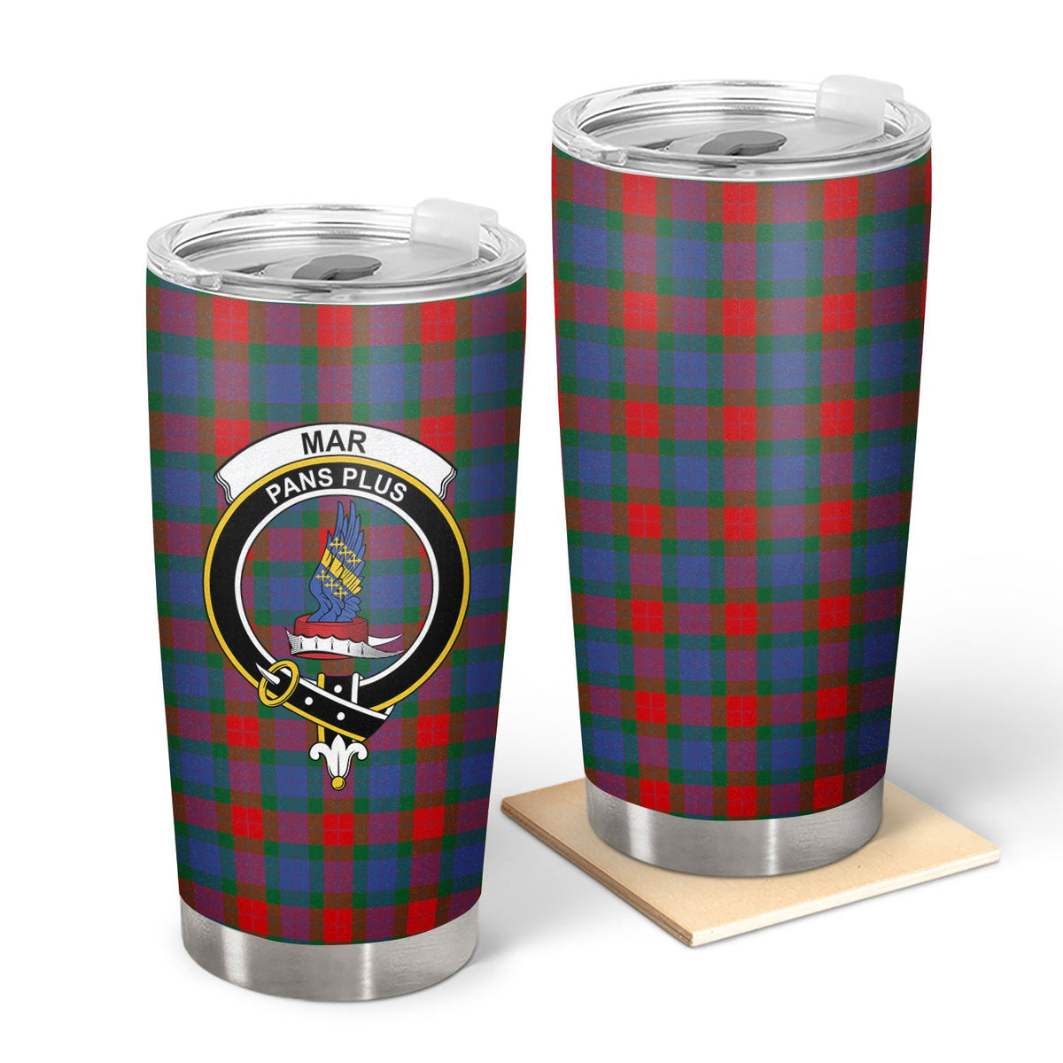 Clan Mar Tartan Crest Tumbler EO72 Clan Mar Tartan Today   