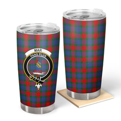 Clan Mar Tartan Crest Tumbler EO72 Clan Mar Tartan Today   