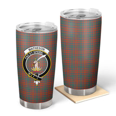 Clan Matheson Ancient Tartan Crest Tumbler BY42 Clan Matheson Tartan Today   