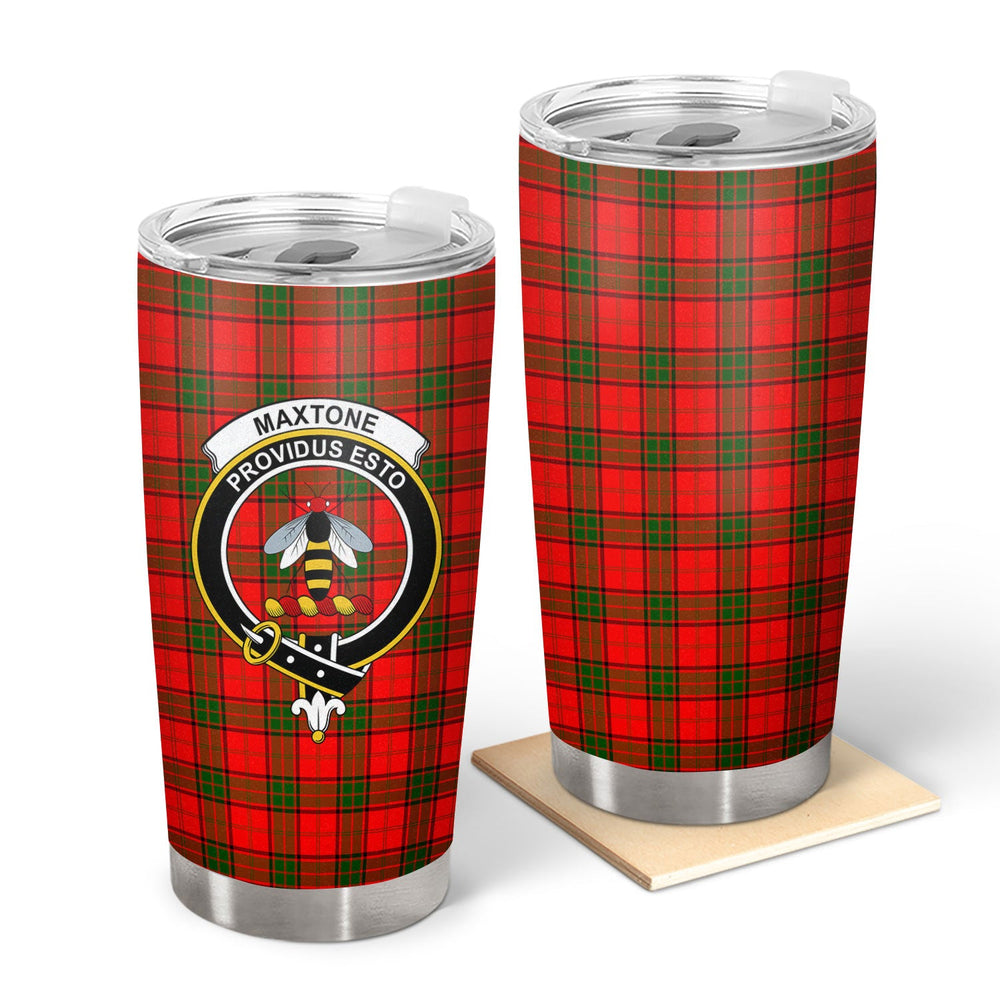 Clan Maxtone Tartan Crest Tumbler LC57 Clan Maxtone Tartan Today   