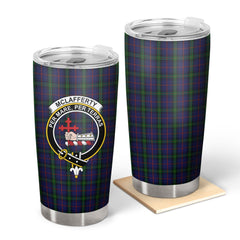 Clan McLafferty Tartan Crest Tumbler IK22 Clan Hall Tartan Today   