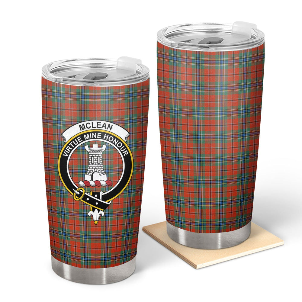Clan McLean of Duart Ancient Tartan Crest Tumbler UA62 Clan Hall Tartan Today   