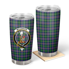 Clan McLellan Ancient Tartan Crest Tumbler WF67 Clan Hall Tartan Today   