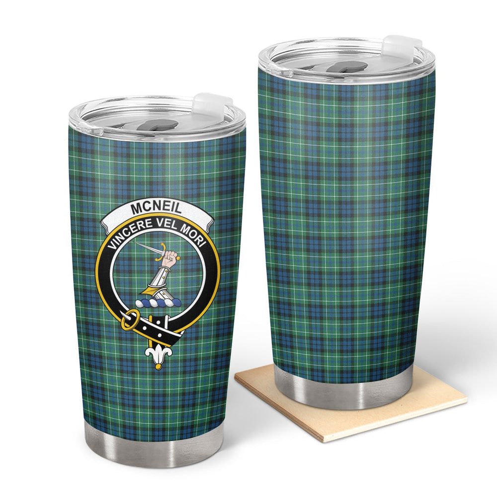 Clan McNeil of Colonsay Ancient Tartan Crest Tumbler SG40 Clan Hall Tartan Today   