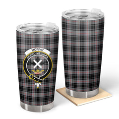 Clan Moffat Modern Tartan Crest Tumbler WY69 Clan Moffat Tartan Today   