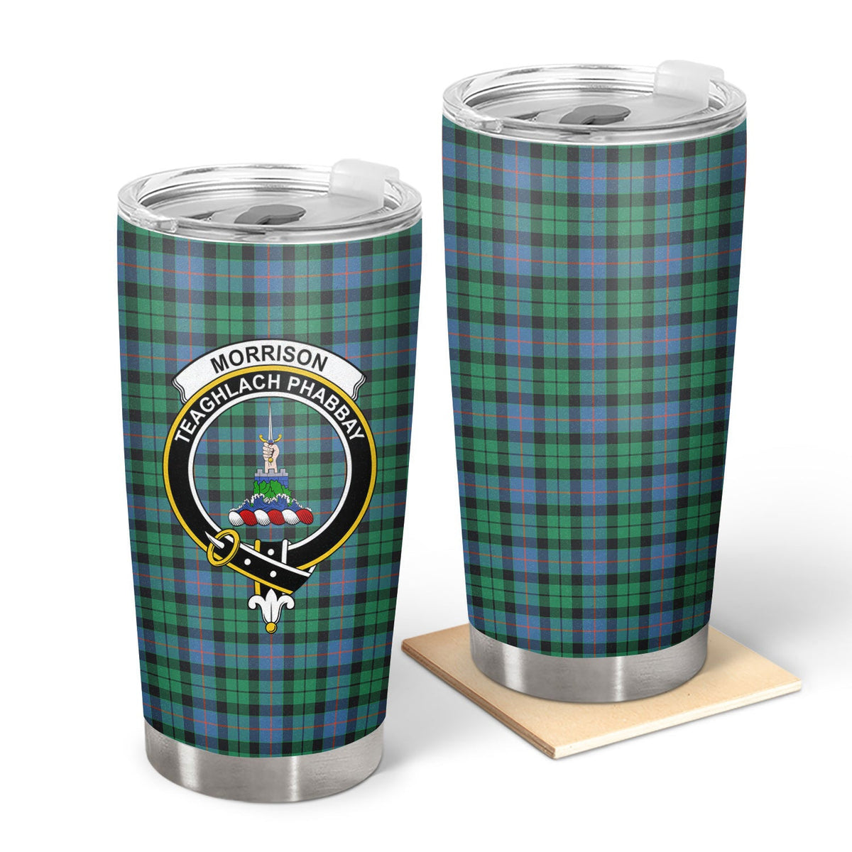 Clan Morrison Ancient Tartan Crest Tumbler HZ90 Clan Morrison Tartan Today   