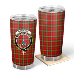Clan Morrison Red Modern Tartan Crest Tumbler XJ16 Clan Morrison Tartan Today   
