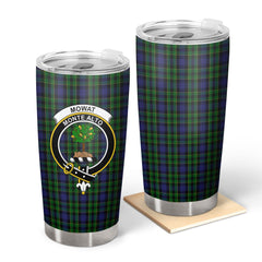 Clan Mowat Modern Tartan Crest Tumbler HE49 Clan Mow Tartan Today   