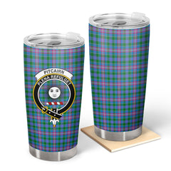 Clan Pitcairn Hunting Tartan Crest Tumbler IP96 Clan Pitcairn Tartan Today   