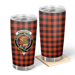Clan Rob Roy MacGregor Ancient Tartan Crest Tumbler OF26 Clan MacGregor Tartan Today   