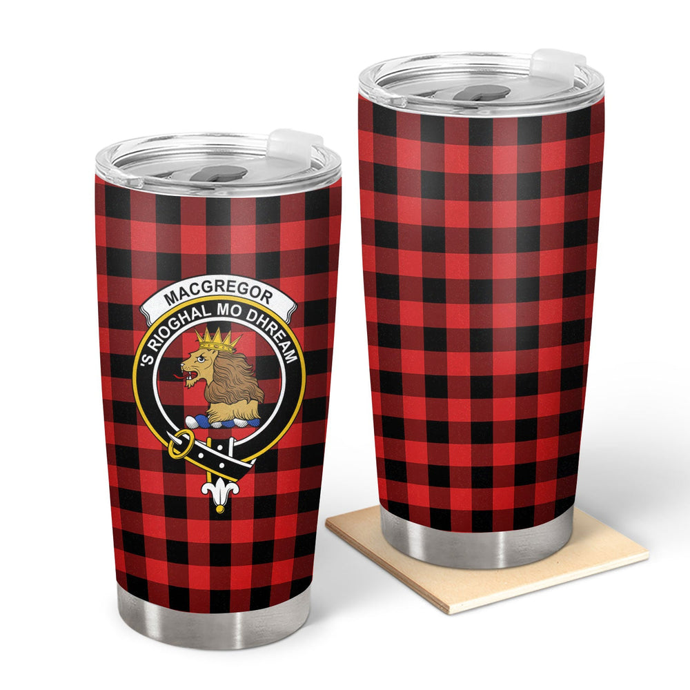 Clan Rob Roy MacGregor Modern Tartan Crest Tumbler FG31 Clan MacGregor Tartan Today   