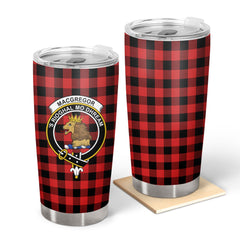 Clan Rob Roy MacGregor Modern Tartan Crest Tumbler FG31 Clan MacGregor Tartan Today   