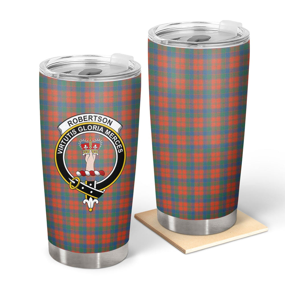 Clan Robertson Ancient Tartan Crest Tumbler WV62 Clan Robertson Tartan Today   
