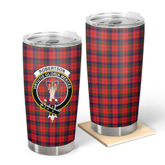 Clan Robertson Modern Tartan Crest Tumbler GW81 Clan Robertson Tartan Today   
