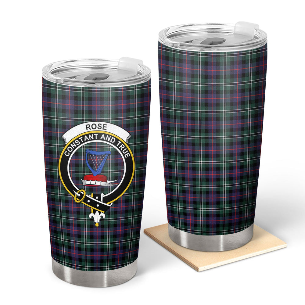 Clan Rose Hunting Modern Tartan Crest Tumbler HG18 Clan Rose Tartan Today   