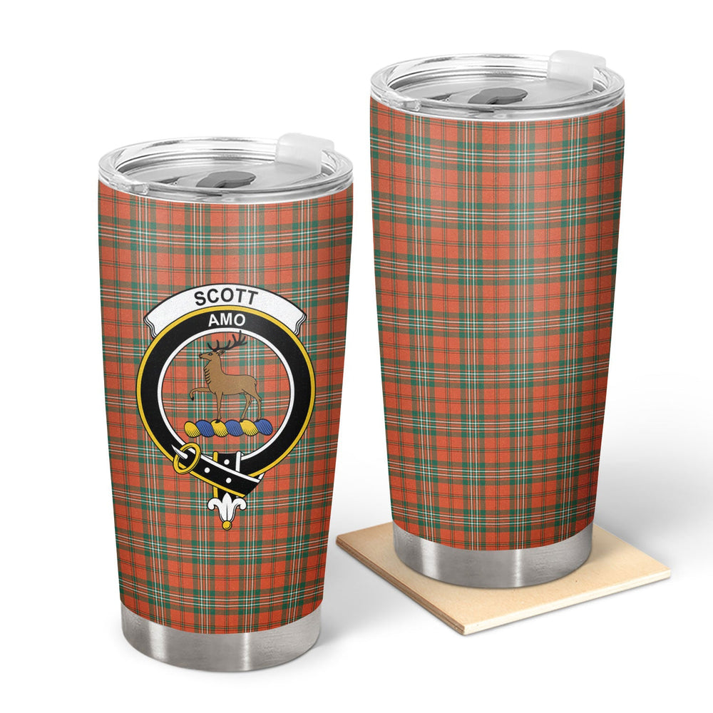 Clan Scott Ancient Tartan Crest Tumbler NN22 Clan Scott (Scott Tartan) Tartan Today   