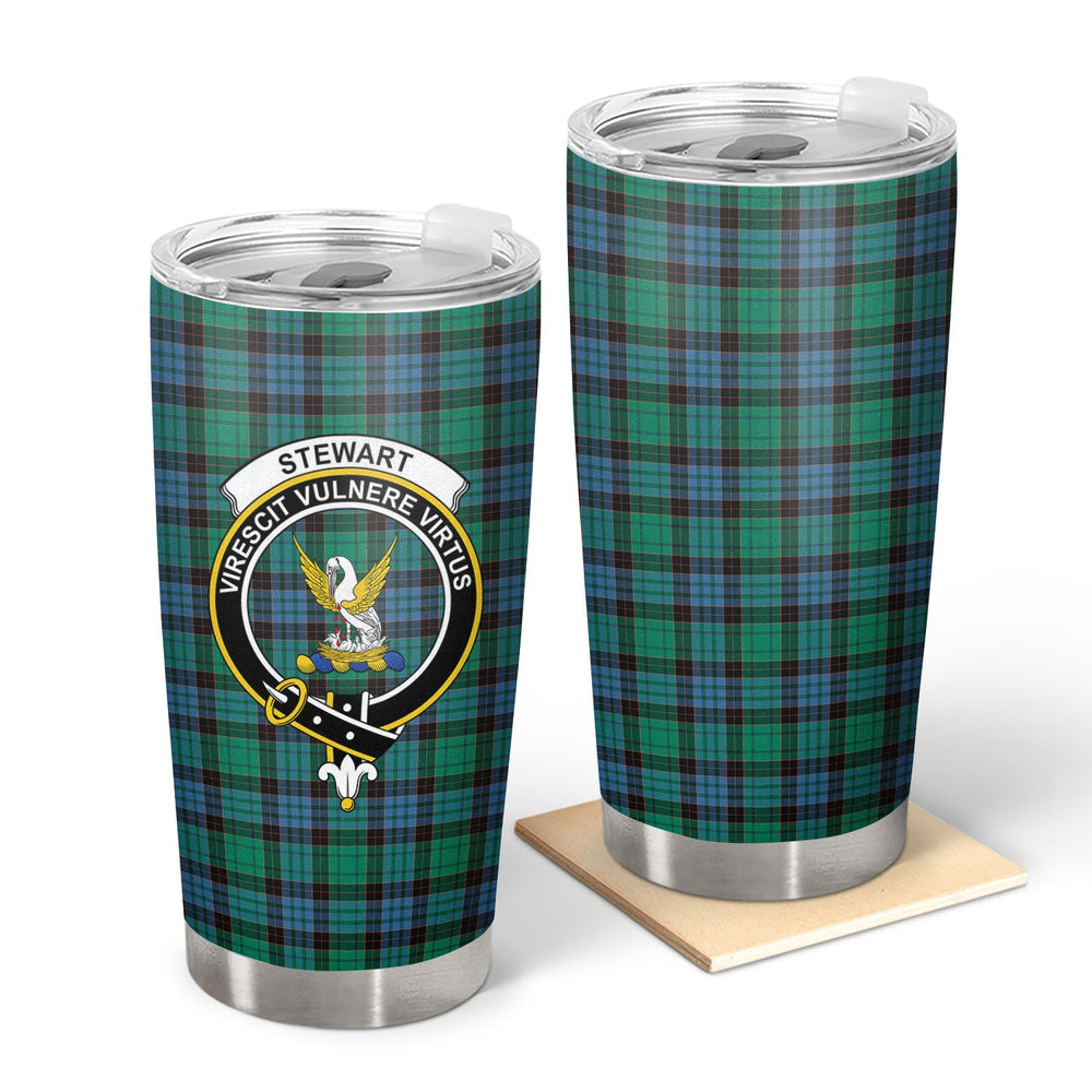 Clan Stewart Old Ancient Tartan Crest Tumbler ZS62 Clan Stewart Tartan Today   