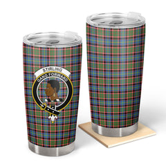 Clan Stirling (of Keir) Tartan Crest Tumbler AT53 Clan Stirling Tartan Today   