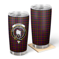 Clan Tennant Tartan Crest Tumbler TU39 Clan Tennant Tartan Today   
