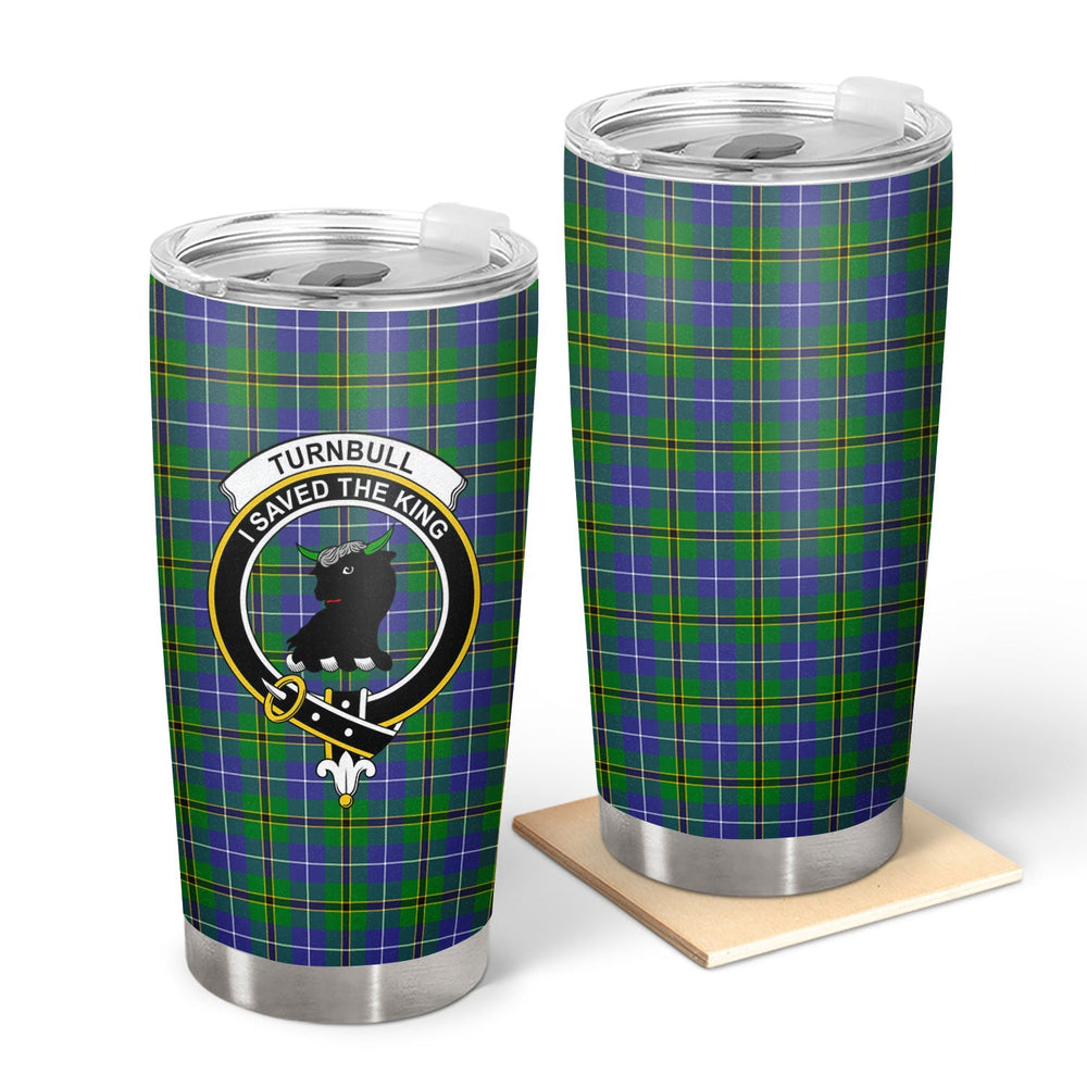 Clan Turnbull Hunting Tartan Crest Tumbler CT54 Clan Turnbull Tartan Today   