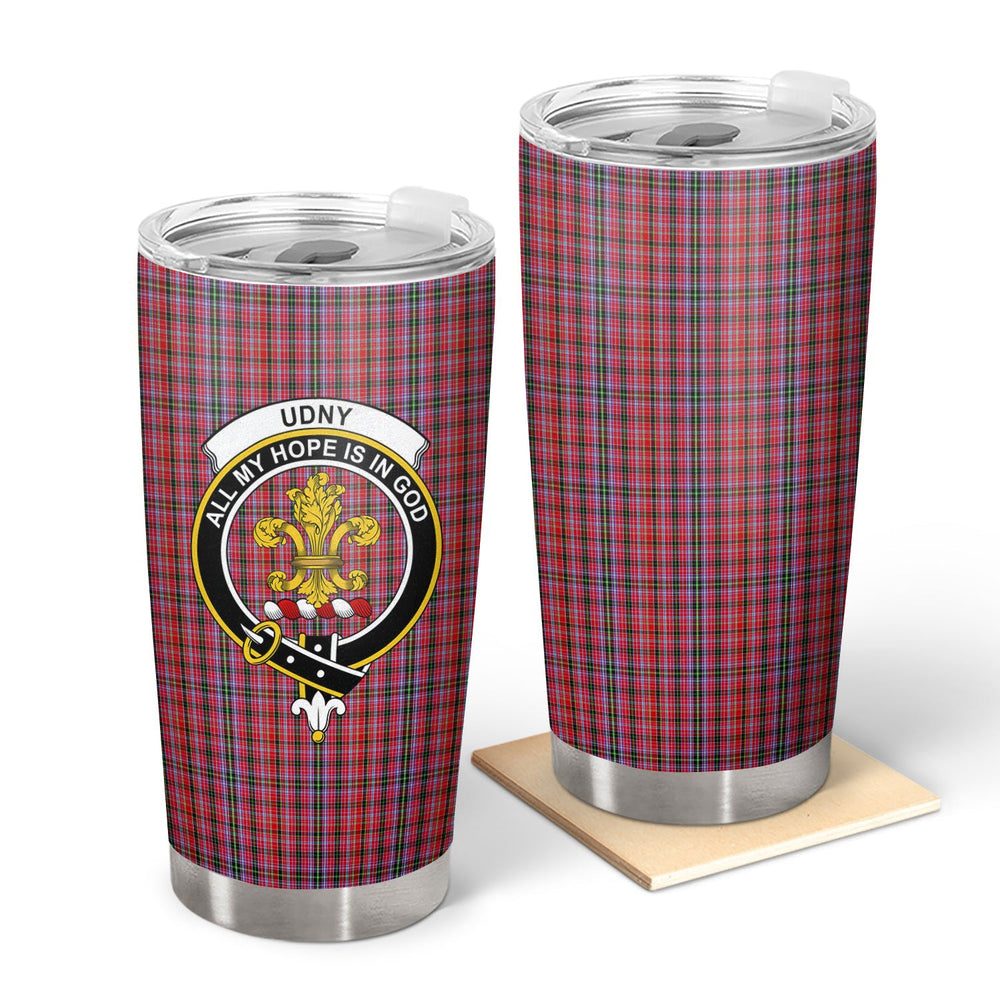 Clan Udny Tartan Crest Tumbler TW56 Clan Udny Tartan Today   