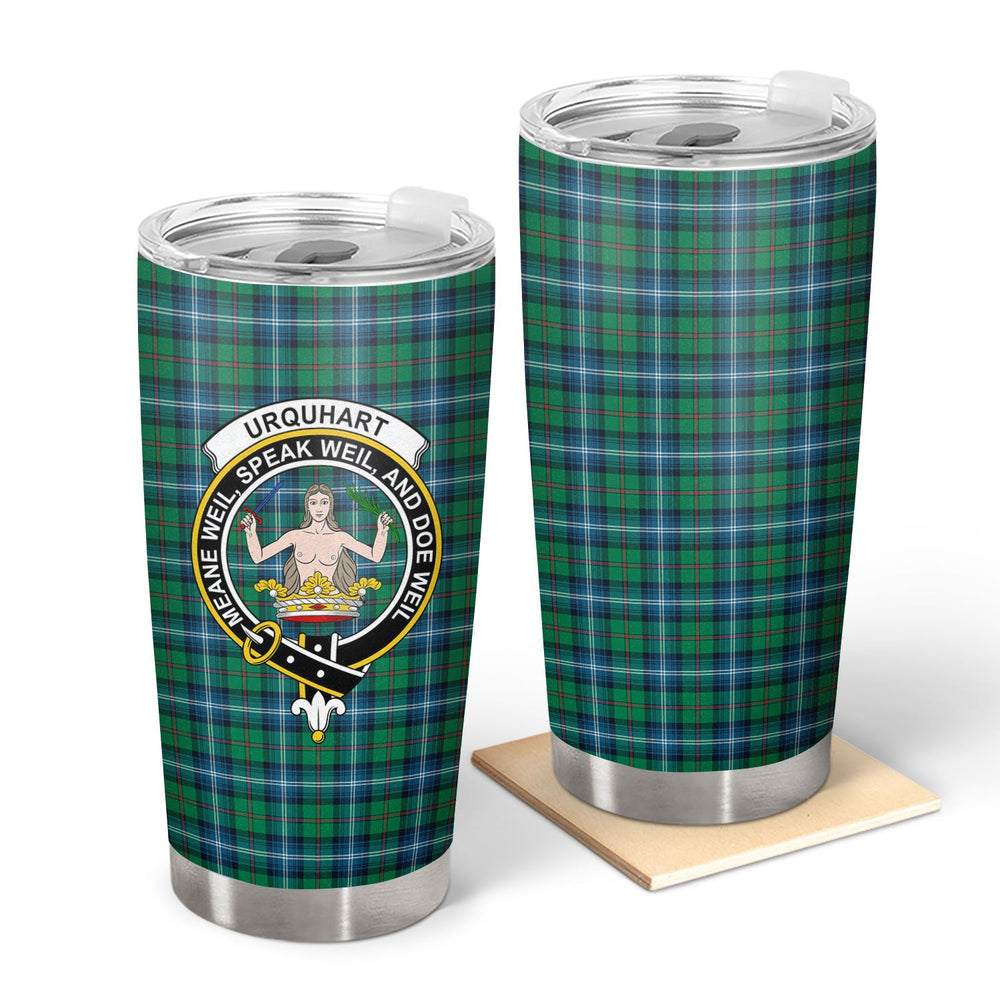 Clan Urquhart Ancient Tartan Crest Tumbler JU99 Clan Urquhart Tartan Today   